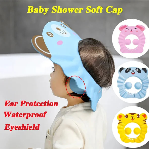 Soft Adjustable Shower Cap For Baby