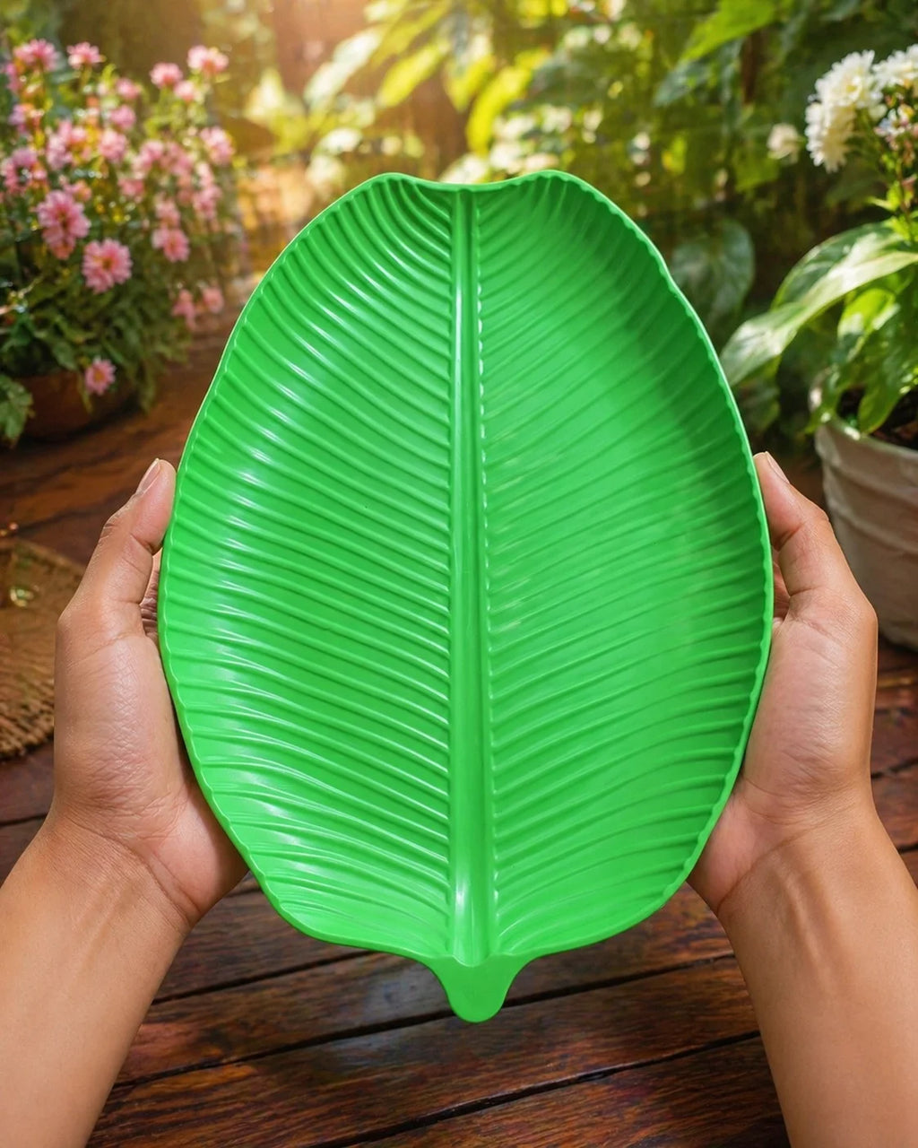 Cute Banana Leaf Dish Plate