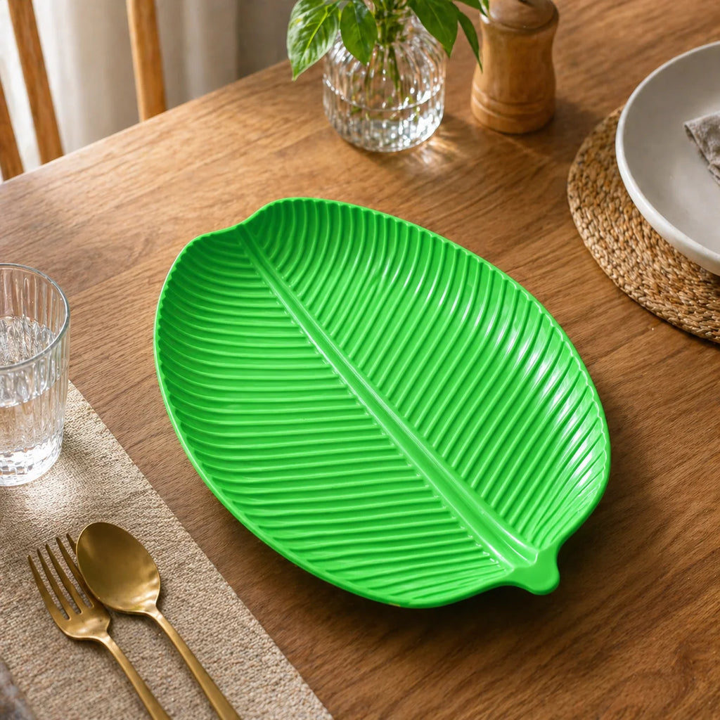 Cute Banana Leaf Dish Plate