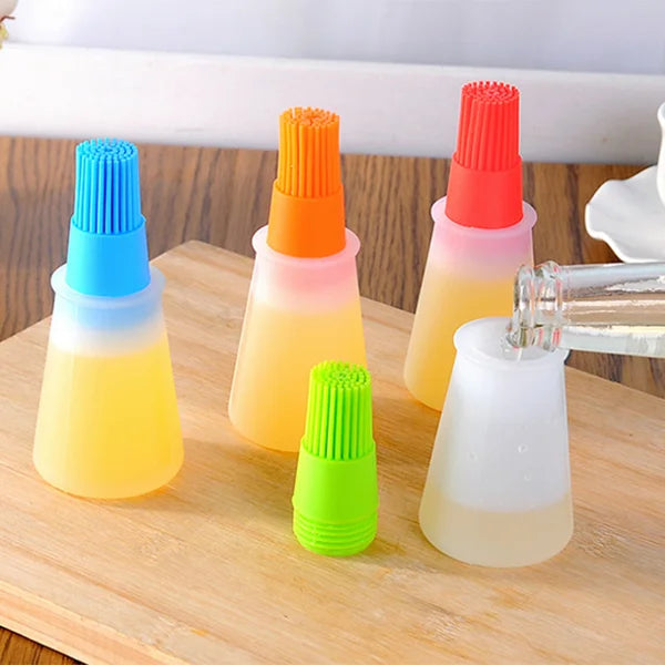 Kitchen Silicone Oil Brush Bottle