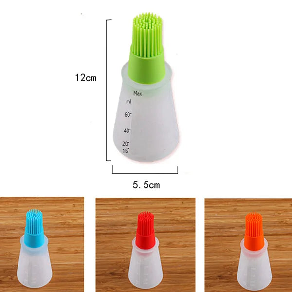 Kitchen Silicone Oil Brush Bottle
