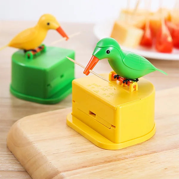 Mini Bird Pressing Toothpick Dispenser