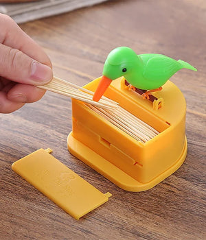 Mini Bird Pressing Toothpick Dispenser