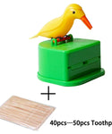 Mini Bird Pressing Toothpick Dispenser