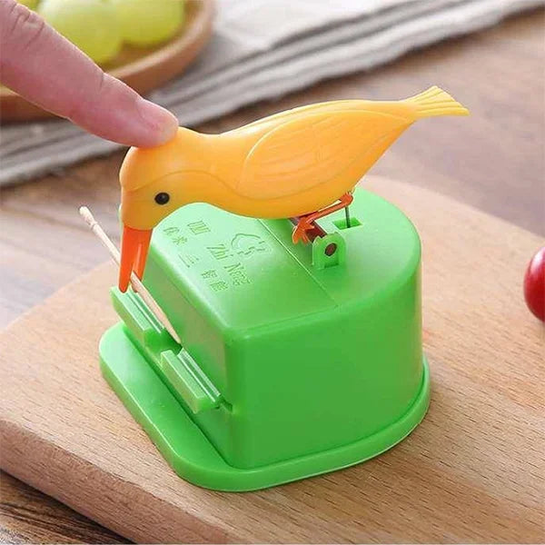 Mini Bird Pressing Toothpick Dispenser