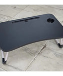 Foldable Laptop Table With Mini Drawer