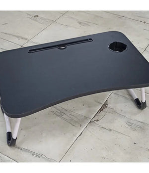 Foldable Laptop Table With Mini Drawer