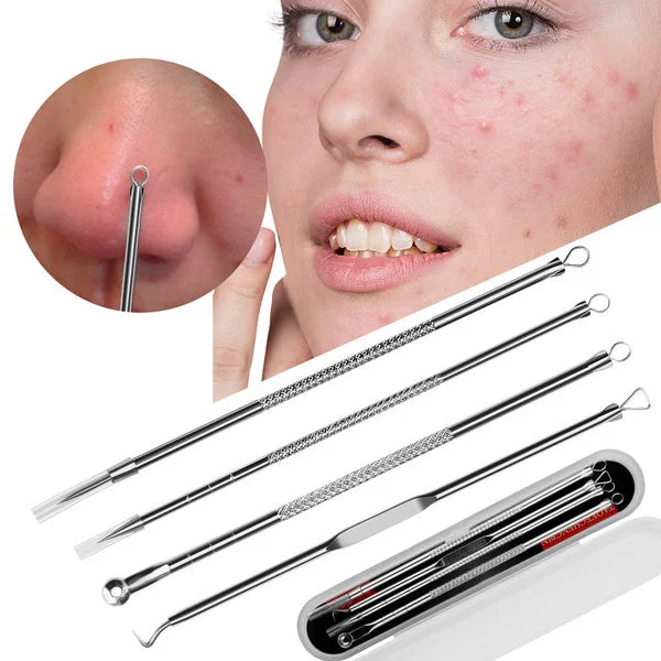 4 Pcs Blackhead Acne Removal Set