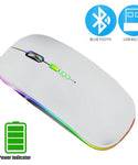 Bluetooth USB Rechargeable RGB Lighting Mouse