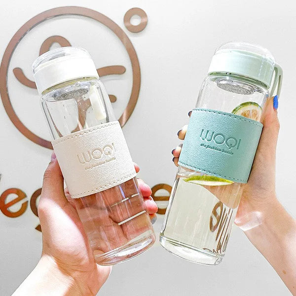 Nordic Glass Portable Cute Bottle