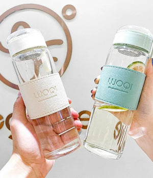 Nordic Glass Portable Cute Bottle