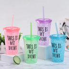 Icy Designed Double Layer Water Bottle