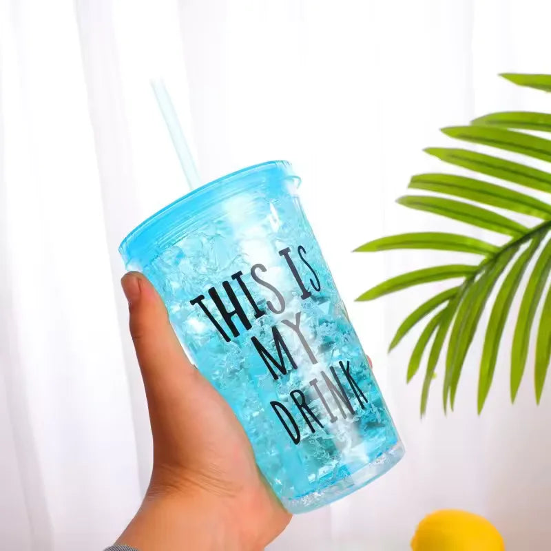 Icy Designed Double Layer Water Bottle
