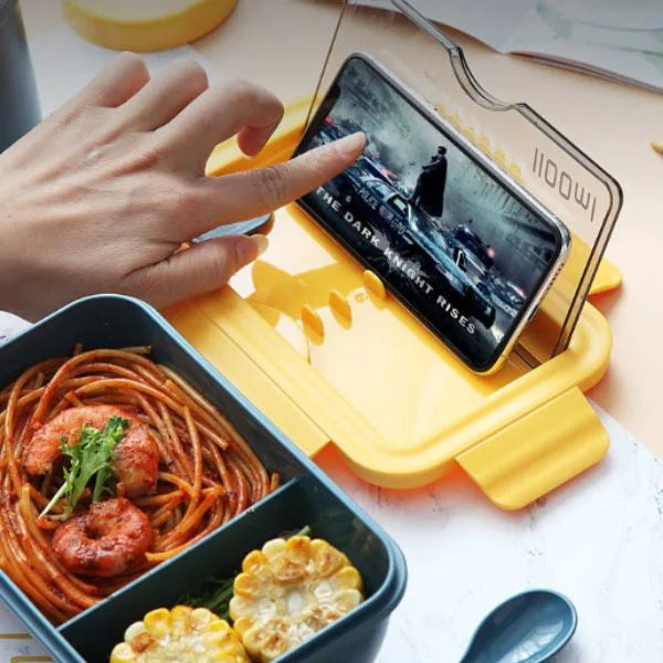 850 ML Lunch Box With Spoon & Chopsticks