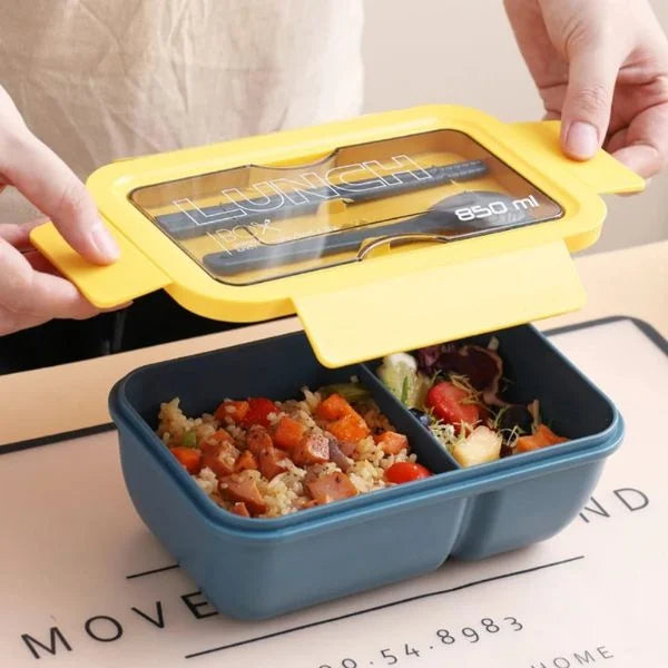 850 ML Lunch Box With Spoon & Chopsticks