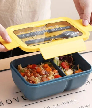 850 ML Lunch Box With Spoon & Chopsticks