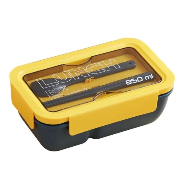 850 ML Lunch Box With Spoon & Chopsticks