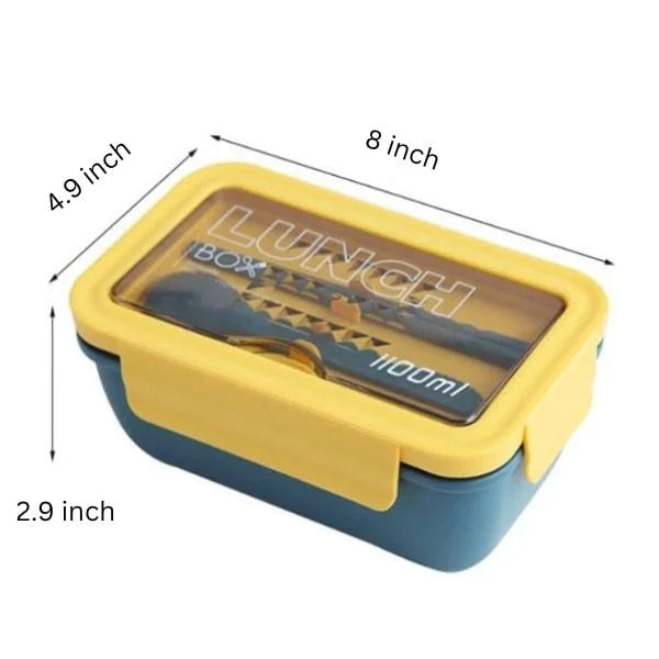 850 ML Lunch Box With Spoon & Chopsticks