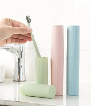 Mini Slim Toothpaste & Brush Holder