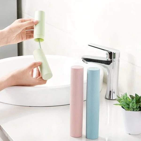 Mini Slim Toothpaste & Brush Holder