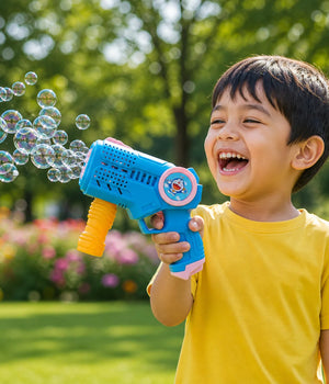 Cute Cartoon Bubble Gun for Kids