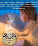 Portable Fireproof Mosquito Coil Burner Container