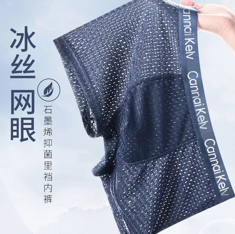 3 Pcs Pure Cotton Breathable Boxer Underwear