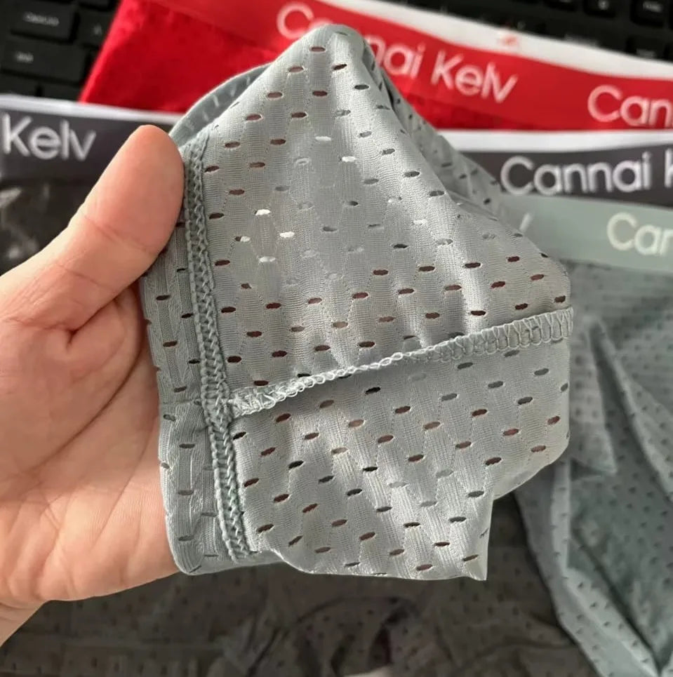 3 Pcs Pure Cotton Breathable Boxer Underwear