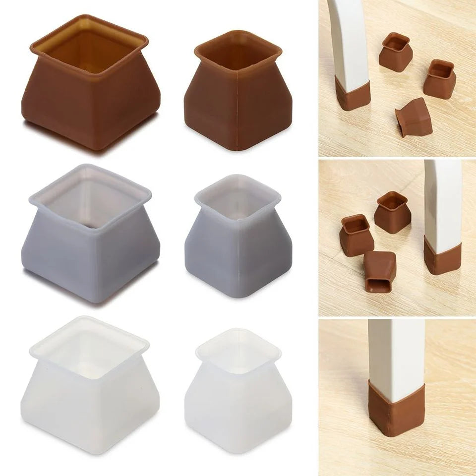 4 Pcs Silicon Furniture Leg Protection Pad
