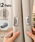Strong Adjustable Magnetic Curtain Clip Set