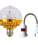 Rotating Colorful Party Bulb (Free Plug)