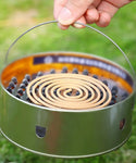 Portable Fireproof Mosquito Coil Burner Container