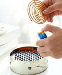 Portable Fireproof Mosquito Coil Burner Container