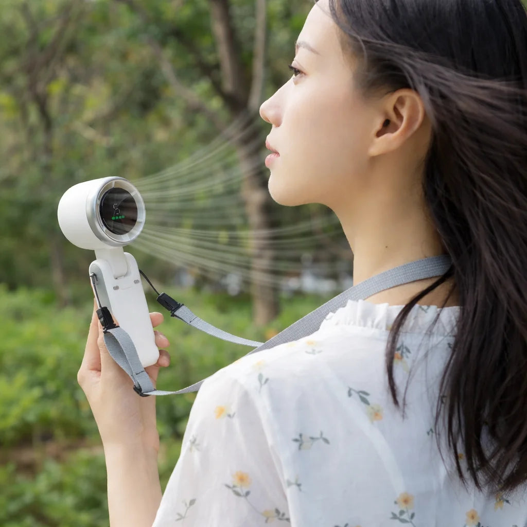 5-Speed Foldable Handheld Turbo Fan