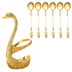 Swan Shape Spoon Set Holder