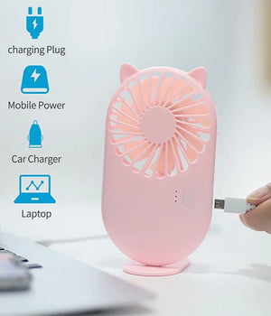 Rechargeable Mini Pocket Fan