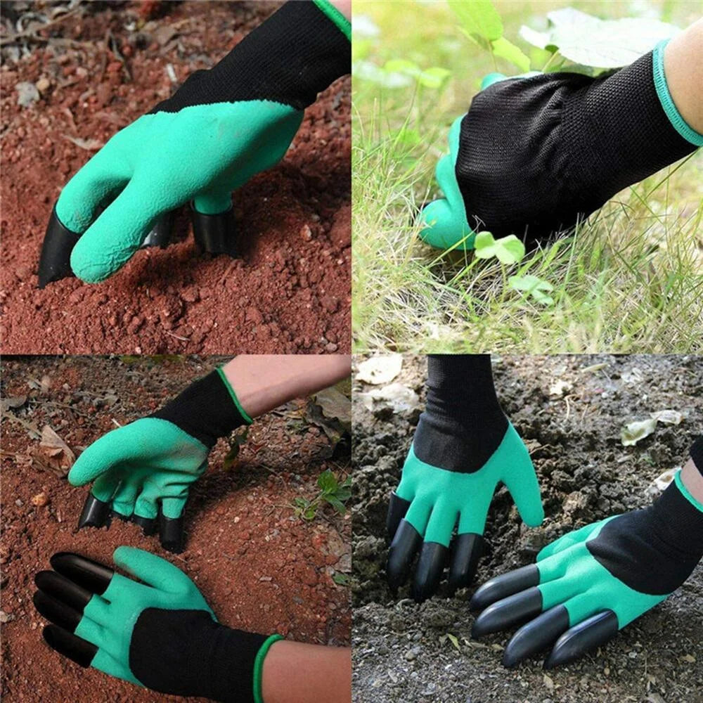 Garden Digging Gloves With Claws