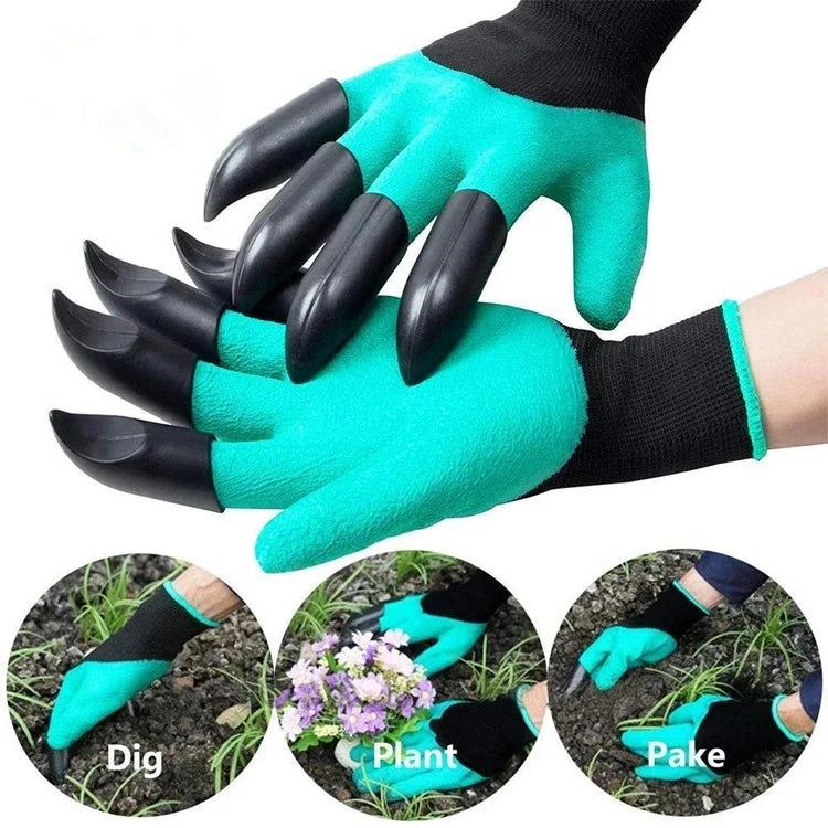 Garden Digging Gloves With Claws