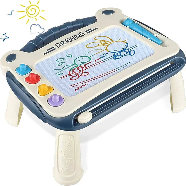 Kid's Magnetic Table Drawing Board