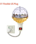 Rotating Colorful Party Bulb (Free Plug)