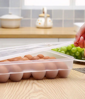 34 Grid Transparent Egg Storage Box