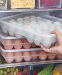 34 Grid Transparent Egg Storage Box