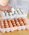 34 Grid Transparent Egg Storage Box