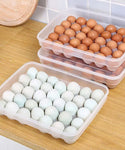 34 Grid Transparent Egg Storage Box