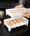 Double Tray Egg Storage Holder
