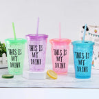 Icy Designed Double Layer Water Bottle