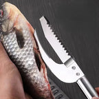 Stainless Steel Fish Scale Remover With Knife