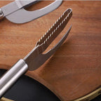 Stainless Steel Fish Scale Remover With Knife