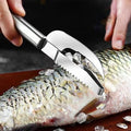 Stainless Steel Fish Scale Remover With Knife