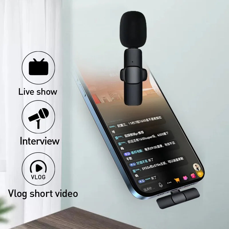 Wireless K8 Mini Microphone